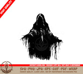 Spooky Specter Digital Design File (SVG, PNG, JPG, AI, PDF, DXF, EPS, WebP)